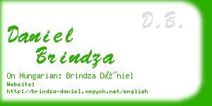 daniel brindza business card